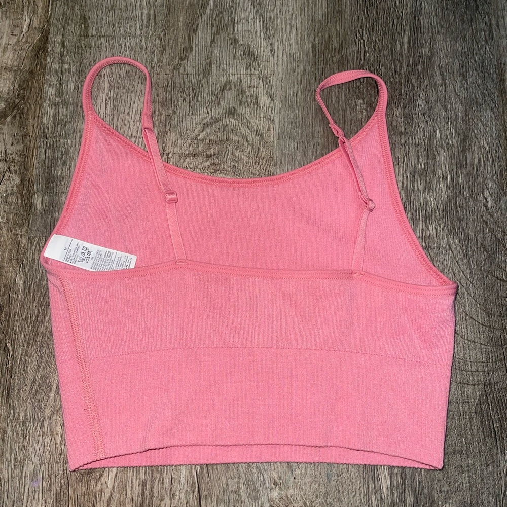 Pink Cropped Tank - Picture 3 of 3
